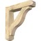 Ekena Millwork Funston Craftsman Rough Sawn Bracket w/ Offset Brace, Douglas Fir, 6"W x 28"D x 28"H BKT0604X28X28FST04RDF - alternate 1
